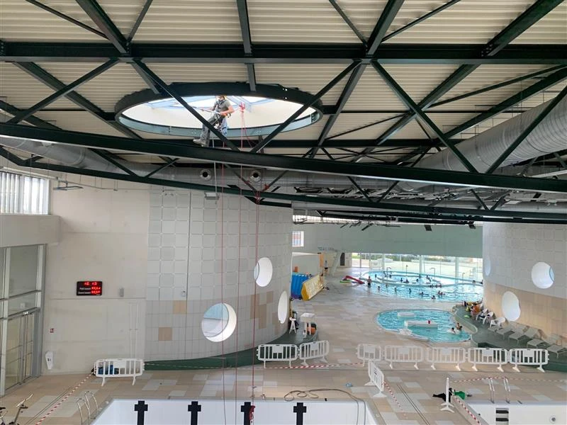 Intervention de cordistes MS Access pour suspendus au-dessus de l’eau chez EQUANS à Chateauroux (bâtiment) – 3